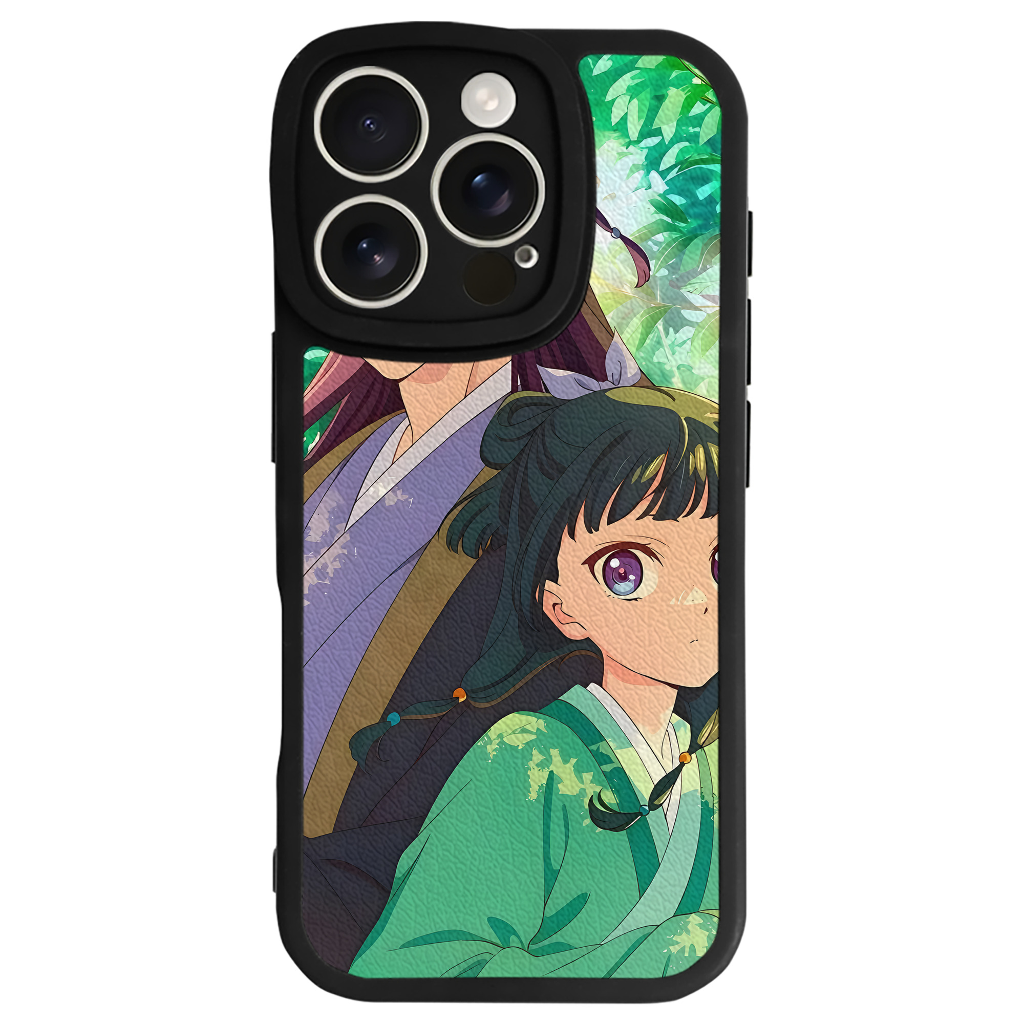 （画像用） 薬屋のひとりごと The Apothecary Diaries 【iPhone 16シリーズ対応】シリコンスマホケース（レザー調） 材質：シリコン